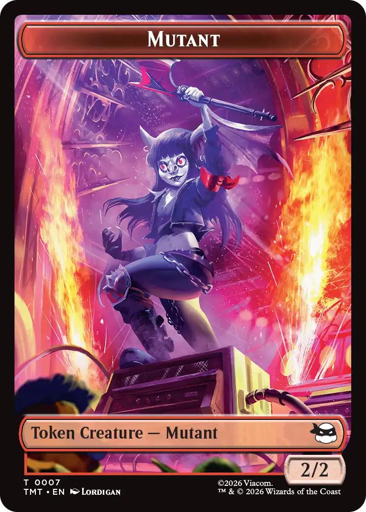 Mutant // Mutagen Double-Sided Token [Teenage Mutant Ninja Turtles Tokens] | Mega City Incorporated