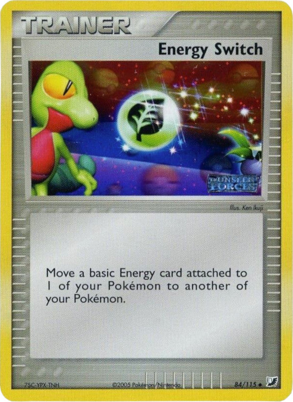 Energy Switch (84/115) (Stamped) [EX: Unseen Forces] | Mega City Incorporated