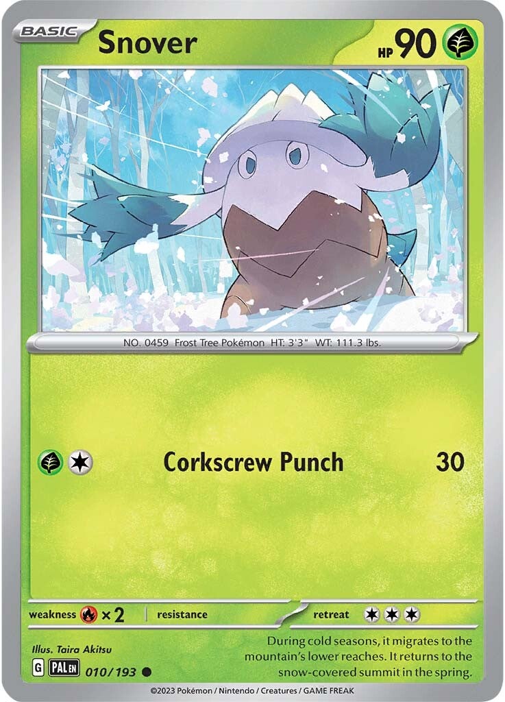 Snover (010/193) [Scarlet & Violet: Paldea Evolved] | Mega City Incorporated