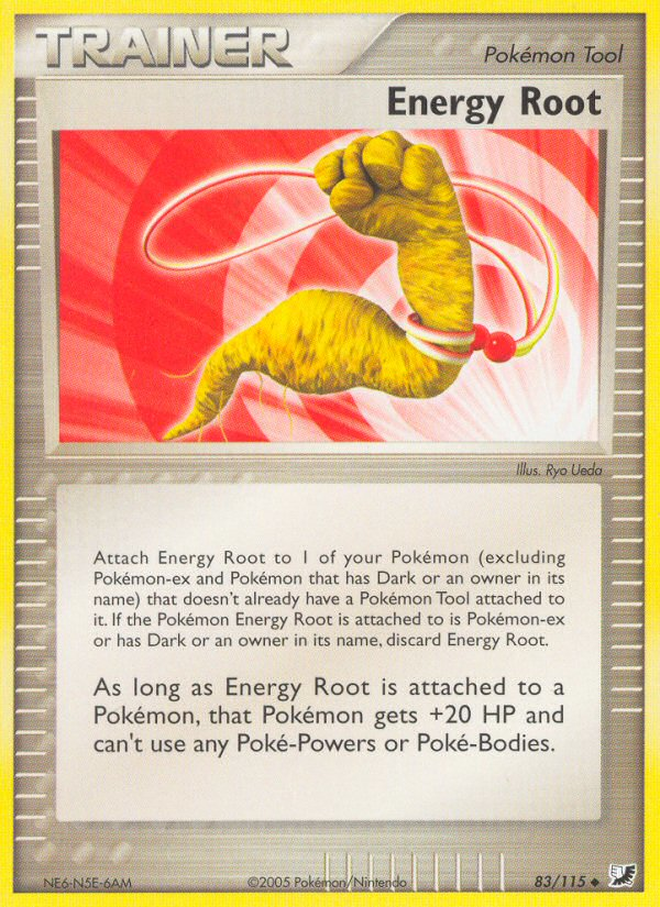 Energy Root (83/115) [EX: Unseen Forces] | Mega City Incorporated