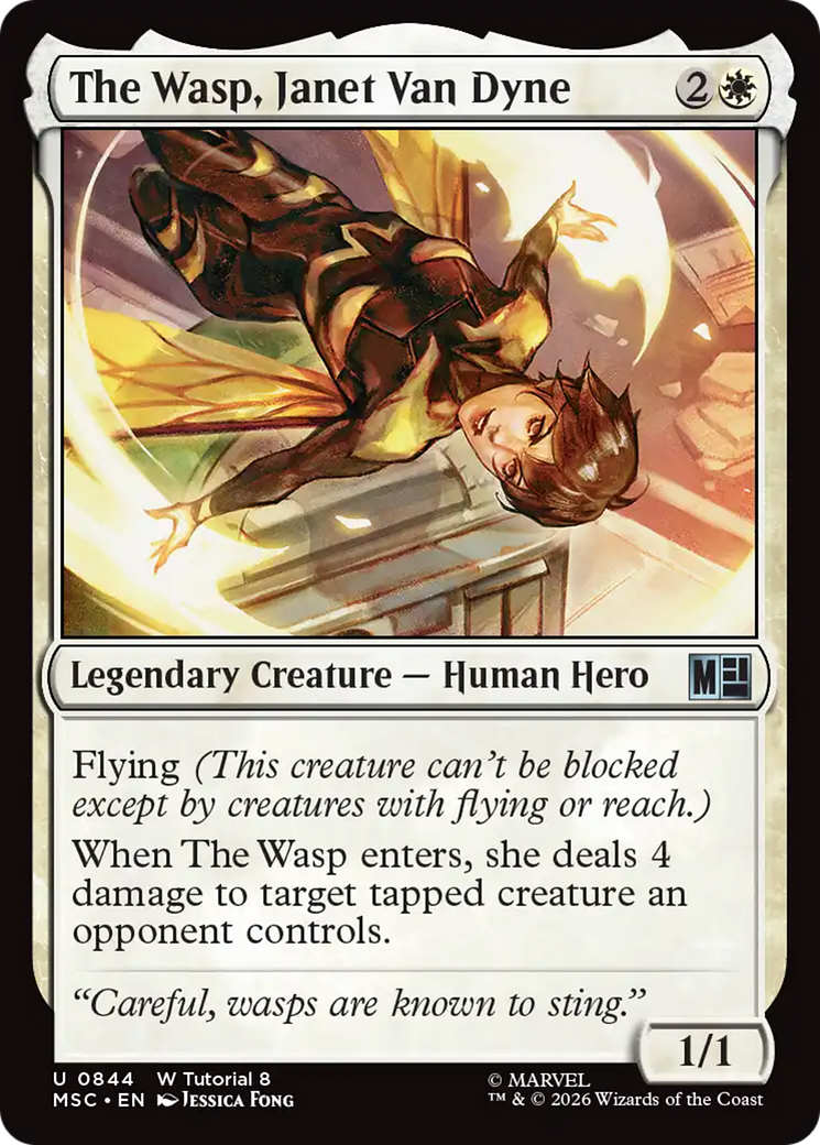 The Wasp, Janet Van Dyne (0844) [Marvel Super Heroes Commander] | Mega City Incorporated