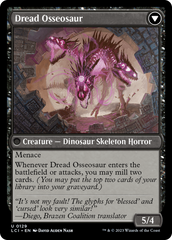 Visage of Dread // Dread Osseosaur [The Lost Caverns of Ixalan] | Mega City Incorporated