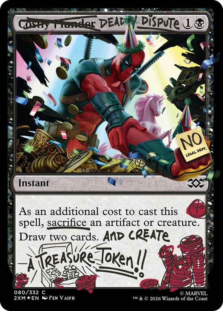 Deadly Dispute (080) (Pool Party Foil) [Secret Lair Drop Series] | Mega City Incorporated