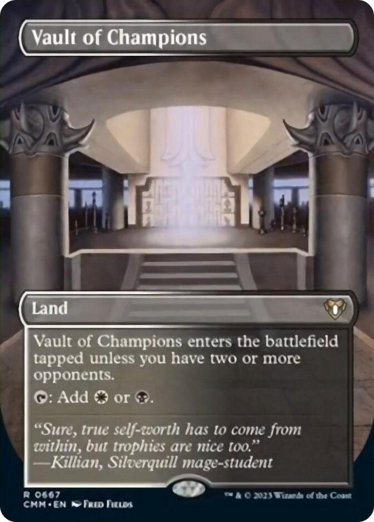 Vault of Champions (Borderless Alternate Art) [Commander Masters] | Mega City Incorporated