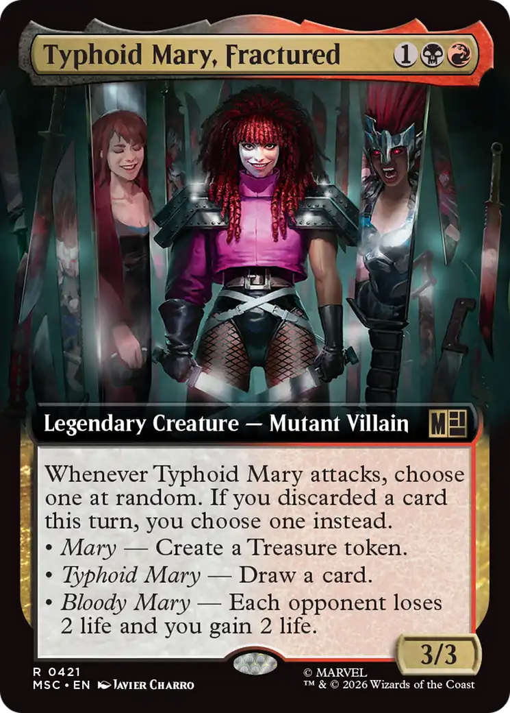Typhoid Mary, Fractured (Extended Art) [Marvel Super Heroes Commander] | Mega City Incorporated
