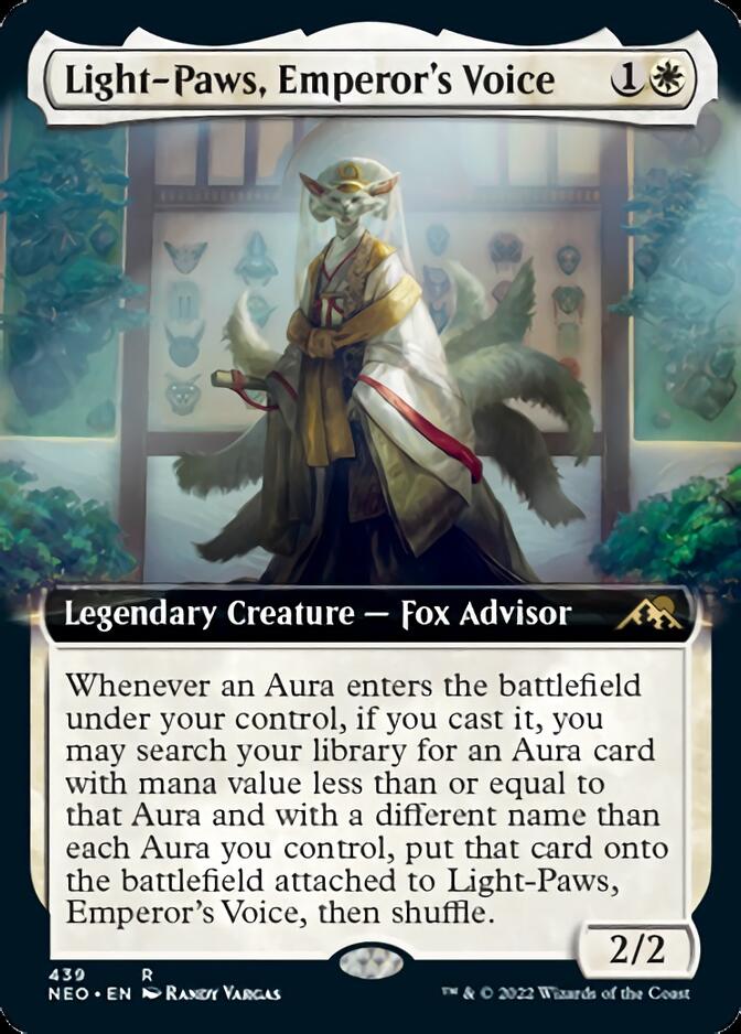 Light-Paws, Emperor's Voice (Extended Art) [Kamigawa: Neon Dynasty] | Mega City Incorporated