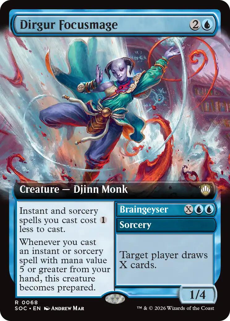 Dirgur Focusmage (Extended Art) [Secrets of Strixhaven Commander] | Mega City Incorporated
