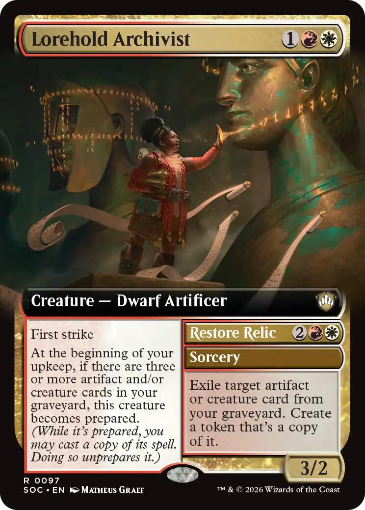 Lorehold Archivist (Extended Art) [Secrets of Strixhaven Commander] | Mega City Incorporated
