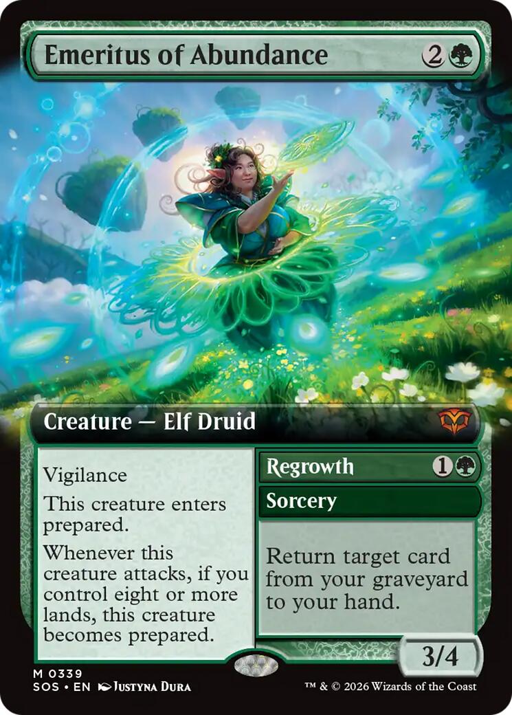 Emeritus of Abundance (Extended Art) [Secrets of Strixhaven] | Mega City Incorporated