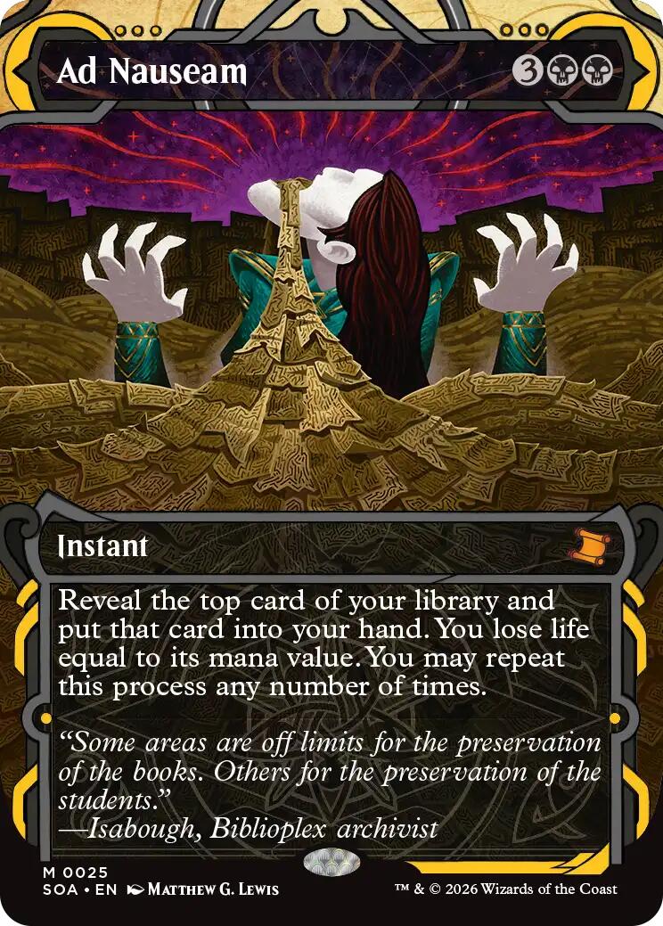 Ad Nauseam [Secrets of Strixhaven: Mystical Archive] | Mega City Incorporated