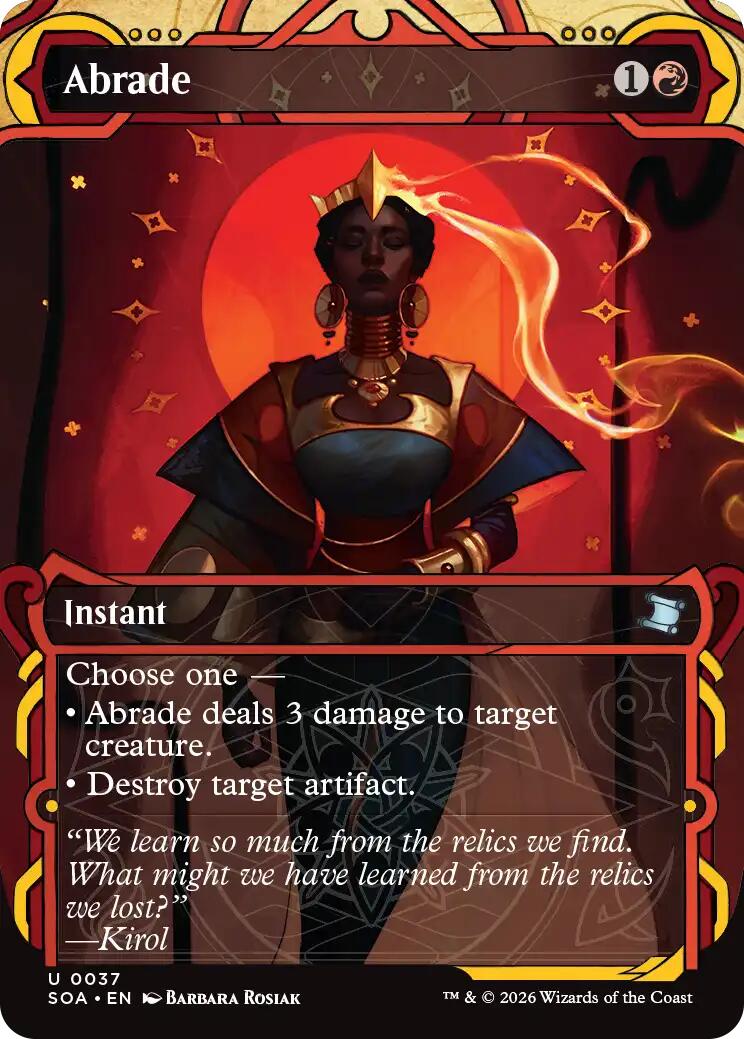 Abrade [Secrets of Strixhaven: Mystical Archive] | Mega City Incorporated