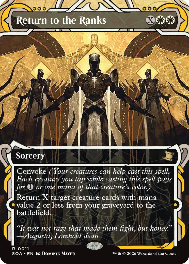 Return to the Ranks [Secrets of Strixhaven: Mystical Archive] | Mega City Incorporated