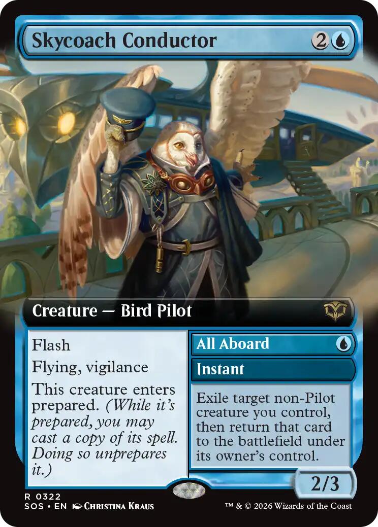Skycoach Conductor (Extended Art) [Secrets of Strixhaven] | Mega City Incorporated
