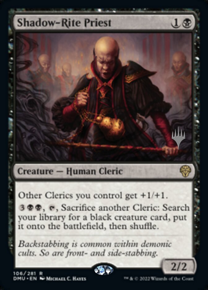 Shadow-Rite Priest (Promo Pack) [Dominaria United Promos] | Mega City Incorporated