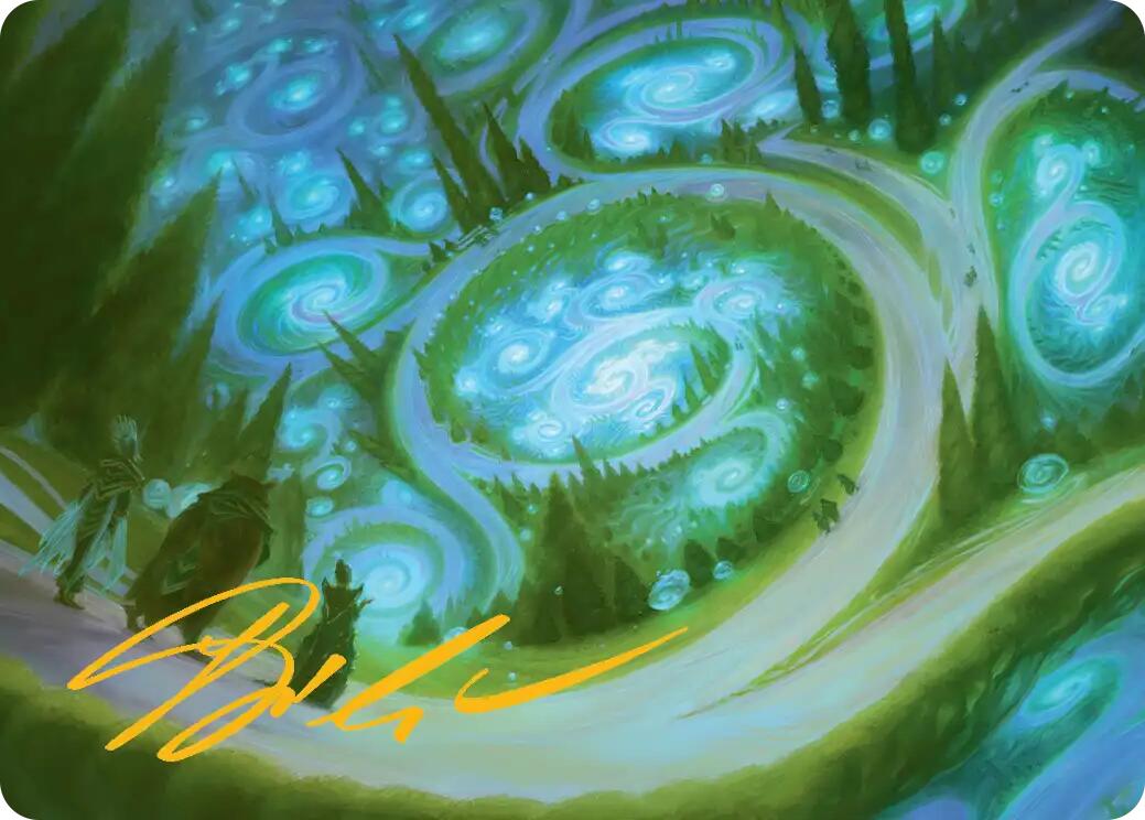 Mathemagics Art Card (Gold-Stamped Signature) [Secrets of Strixhaven Art Series] | Mega City Incorporated