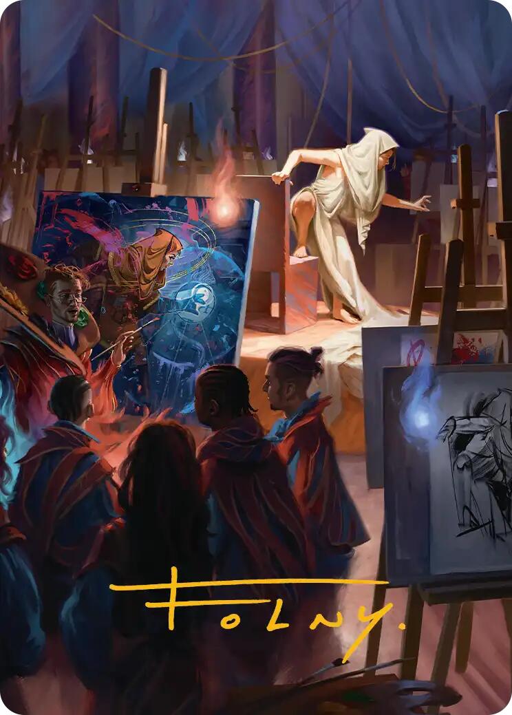 Archaeomancer Art Card (Gold-Stamped Signature) [Secrets of Strixhaven Art Series] | Mega City Incorporated