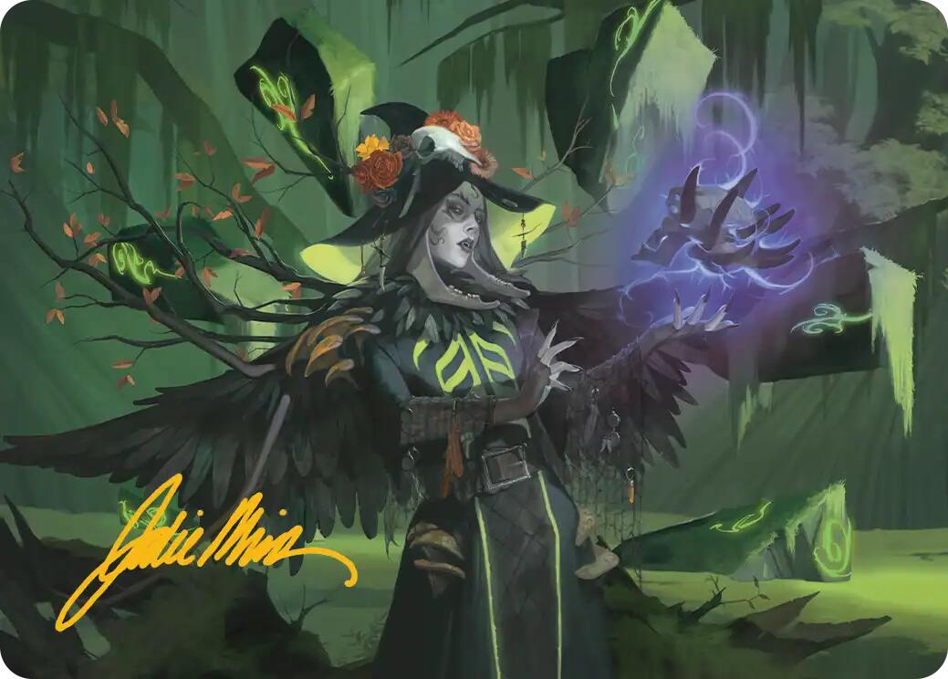 Emeritus of Woe Art Card (Gold-Stamped Signature) [Secrets of Strixhaven Art Series] | Mega City Incorporated