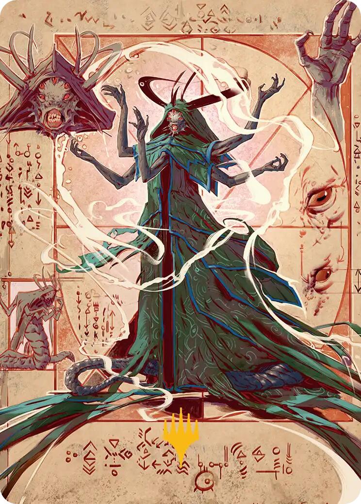 Tragedy Feaster Art Card (Gold-Stamped Planeswalker Symbol) [Secrets of Strixhaven Art Series] | Mega City Incorporated