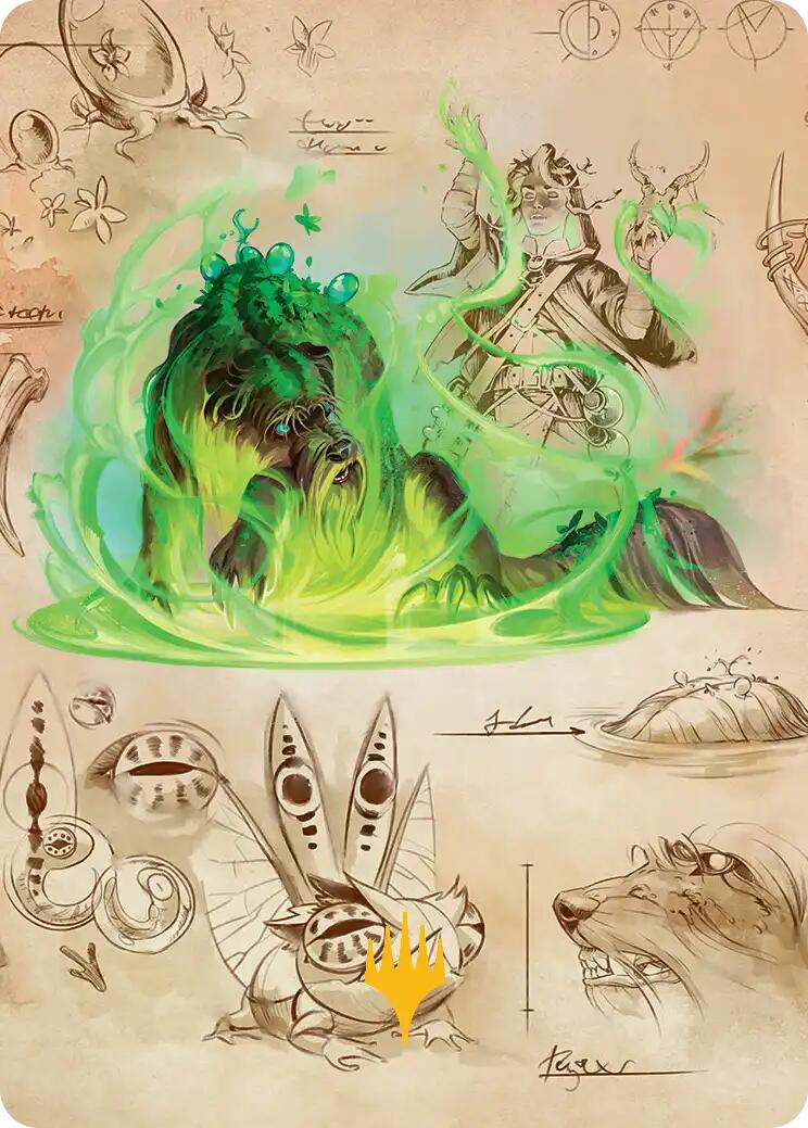 Germination Practicum Art Card (Gold-Stamped Planeswalker Symbol) [Secrets of Strixhaven Art Series] | Mega City Incorporated