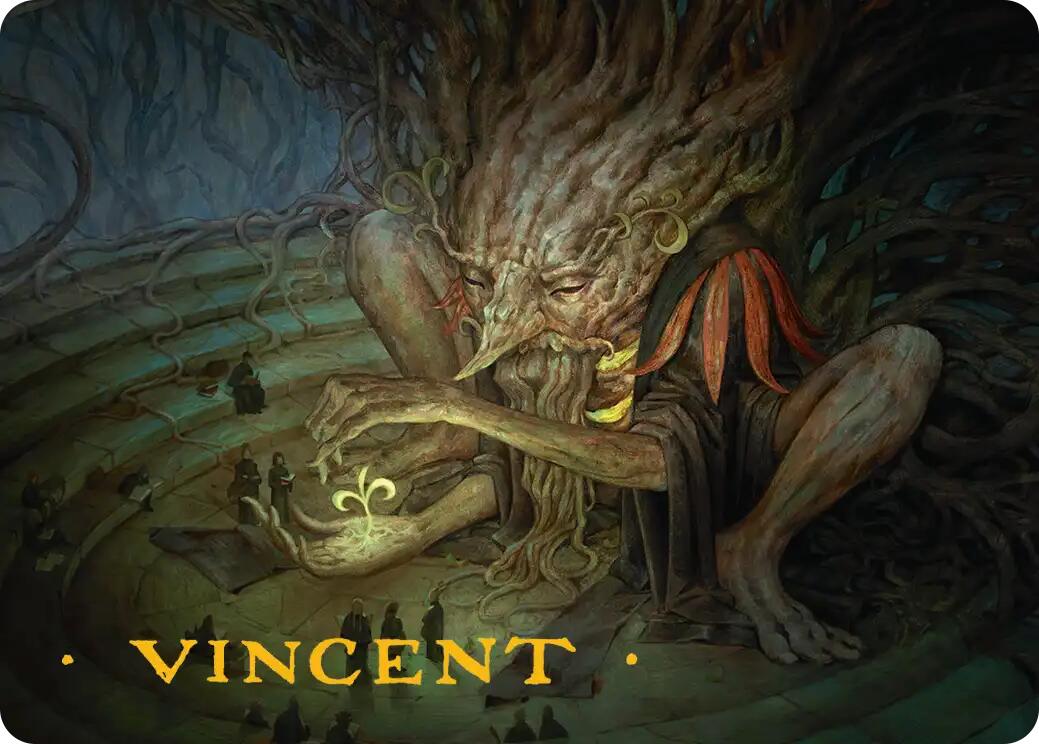 Old-Growth Educator Art Card (Gold-Stamped Signature) [Secrets of Strixhaven Art Series] | Mega City Incorporated