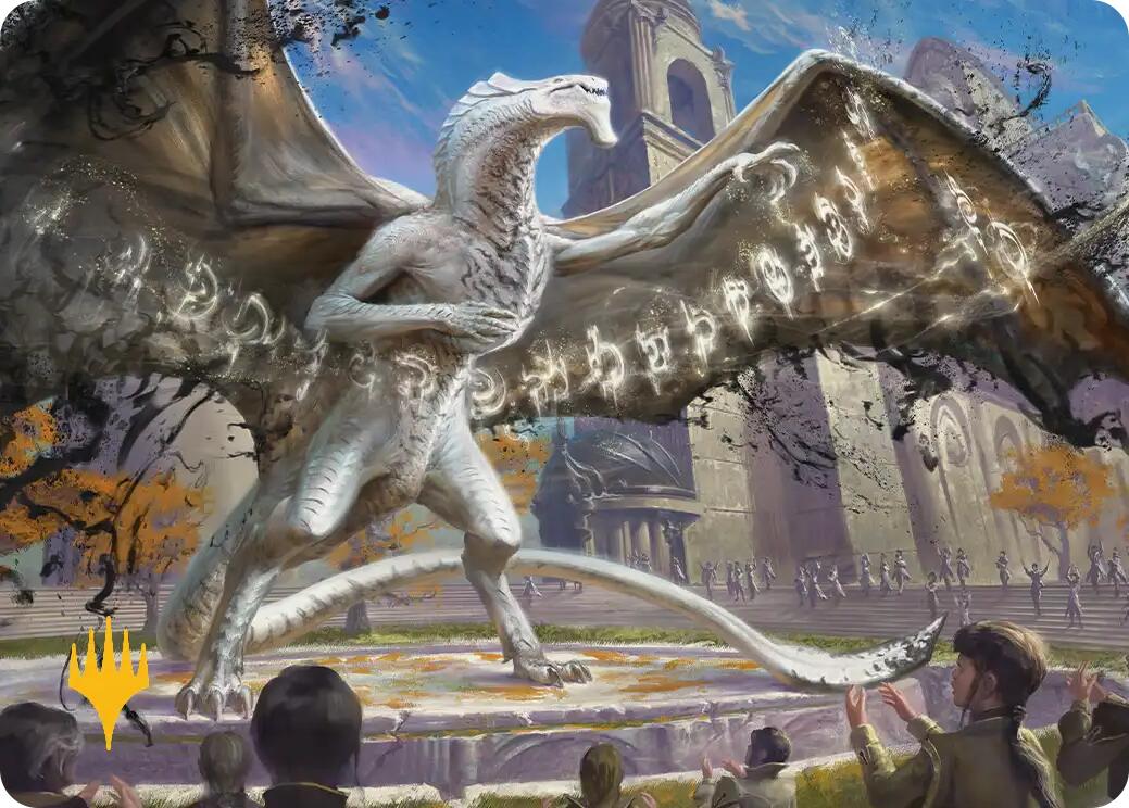 Silverquill, the Disputant Art Card (Gold-Stamped Planeswalker Symbol) [Secrets of Strixhaven Art Series] | Mega City Incorporated