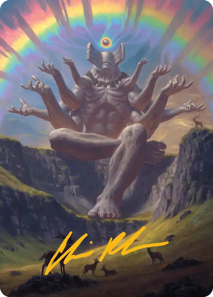 Transcendent Archaic Art Card (Gold-Stamped Signature) [Secrets of Strixhaven Art Series] | Mega City Incorporated