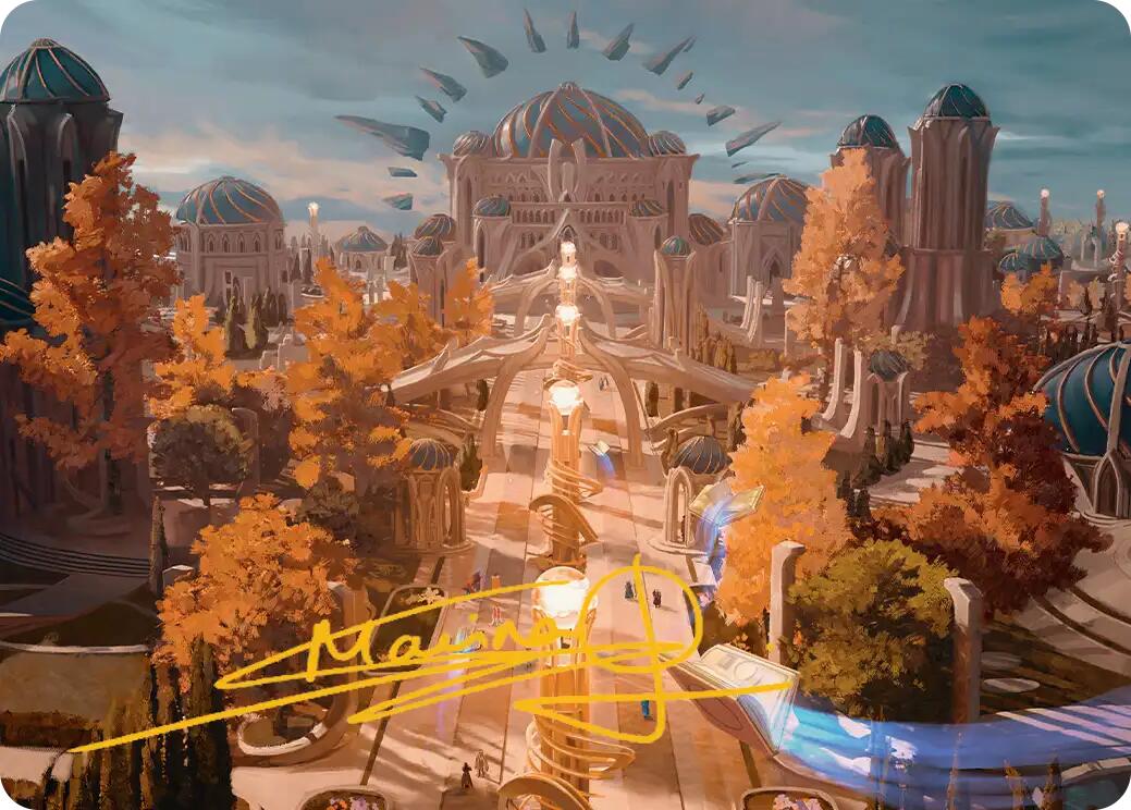 Fabled Passage Art Card (Gold-Stamped Signature) [Secrets of Strixhaven Art Series] | Mega City Incorporated