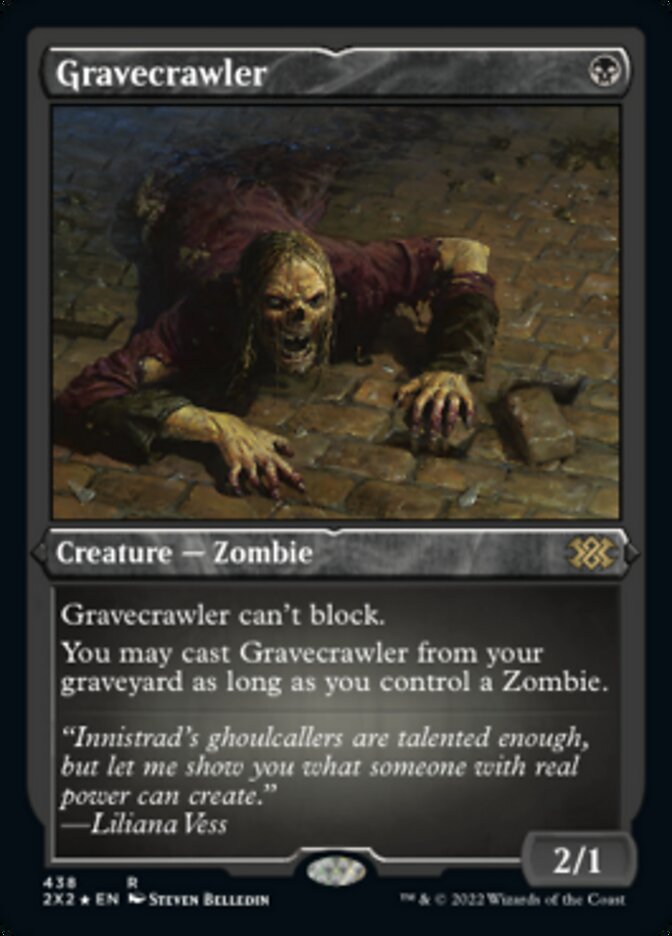 Gravecrawler (Foil Etched) [Double Masters 2022] | Mega City Incorporated