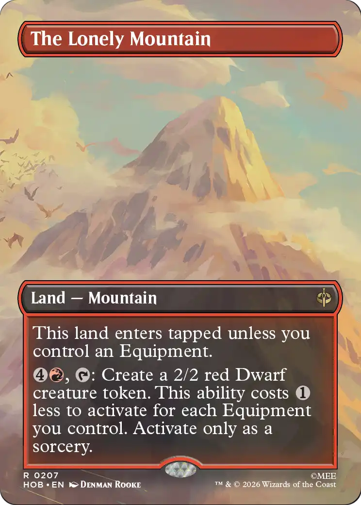 The Lonely Mountain (Borderless) (0207) [The Hobbit] | Mega City Incorporated