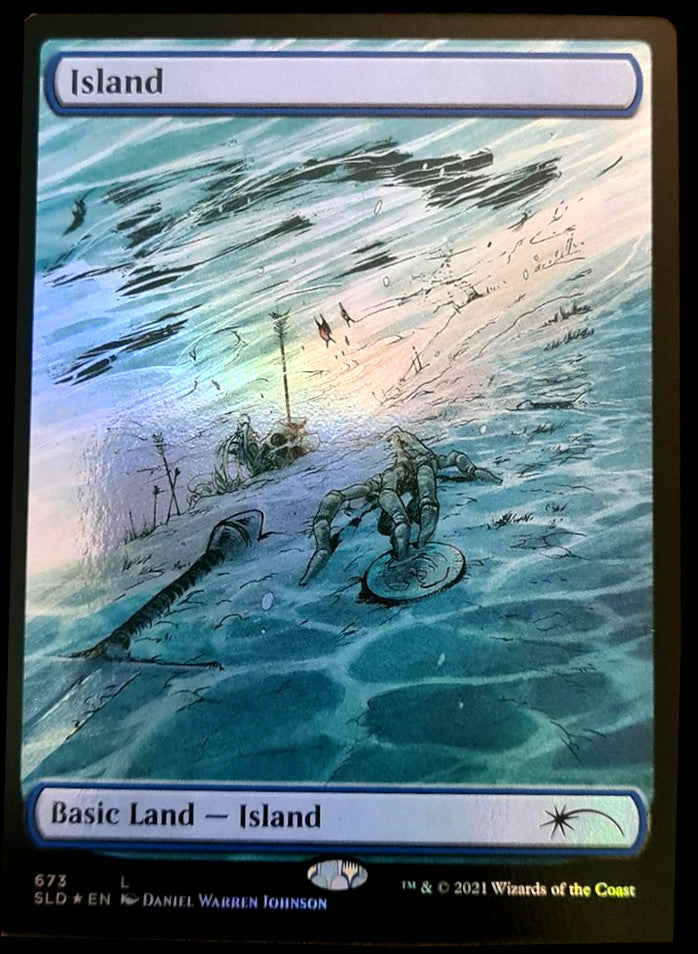 Island (673) [Secret Lair Drop Promos] | Mega City Incorporated