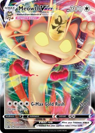 Meowth VMAX (SWSH005) [Sword & Shield: Black Star Promos] | Mega City Incorporated