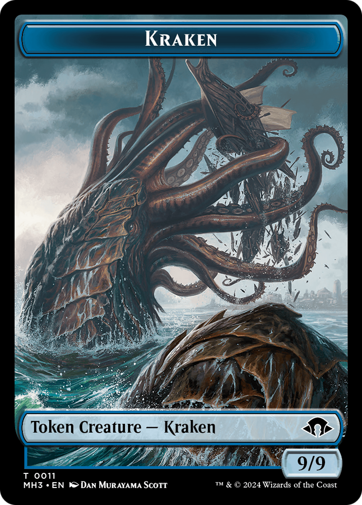 Kraken Token [Modern Horizons 3 Tokens] | Mega City Incorporated