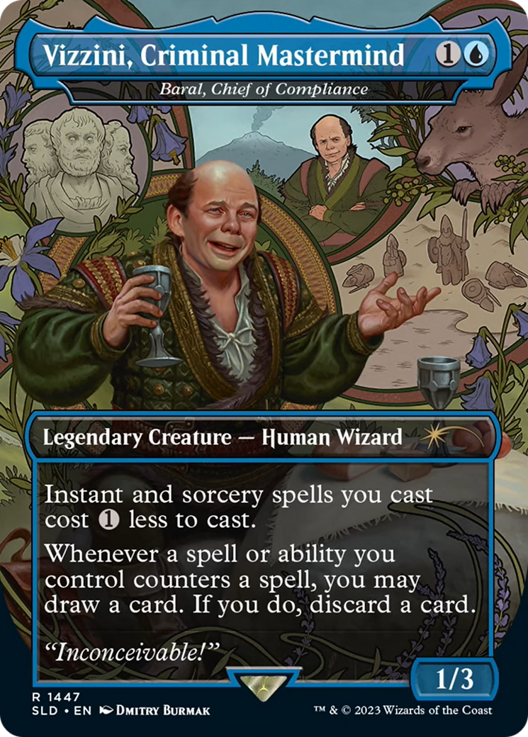 Vizzini, Criminal Mastermind - Baral, Chief of Compliance [Secret Lair Drop Series] | Mega City Incorporated