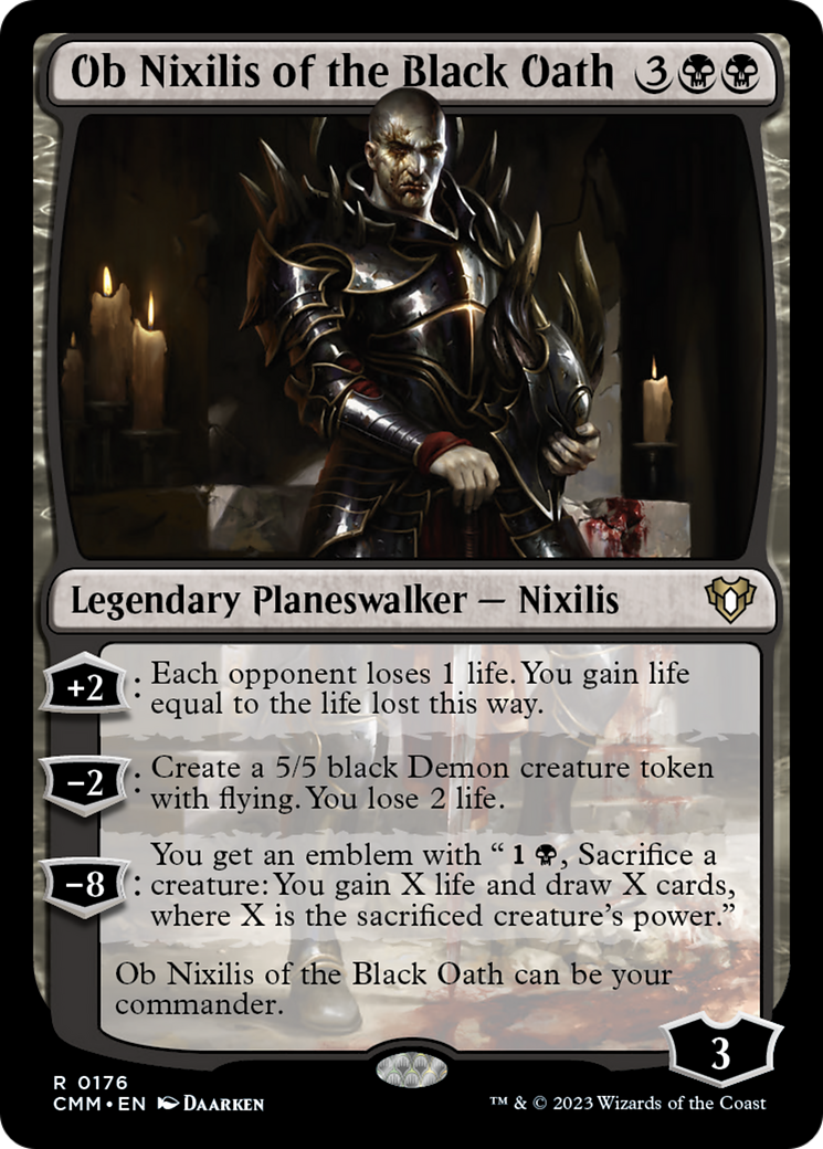 Ob Nixilis of the Black Oath [Commander Masters] | Mega City Incorporated