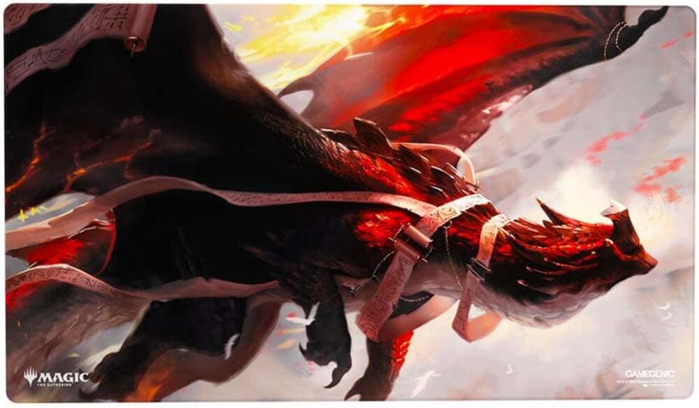 Magic: The Gathering Secrets of Strixhaven Shiny Playmat - Lorehold, The Historian - GameGenic Playmats | Mega City Incorporated