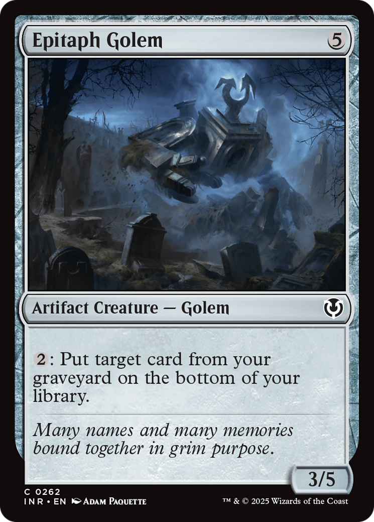 Epitaph Golem [Innistrad Remastered] | Mega City Incorporated