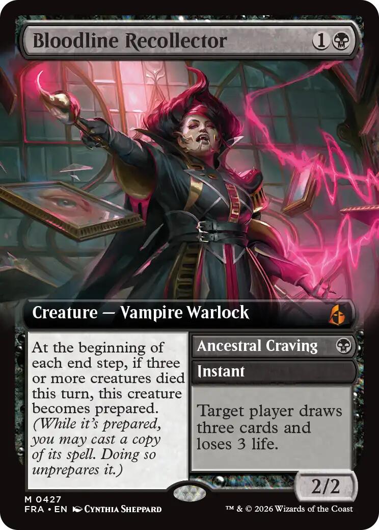 Bloodline Recollector (Extended Art) [Reality Fracture] | Mega City Incorporated