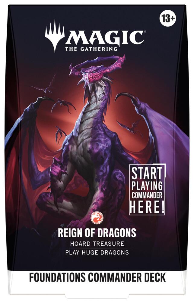 Foundations Commander Deck - Reign of Dragons | Mega City Incorporated