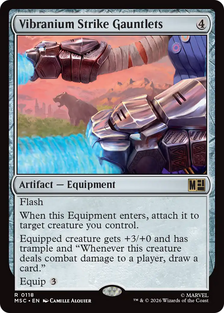 Vibranium Strike Gauntlets [Marvel Super Heroes Commander] | Mega City Incorporated