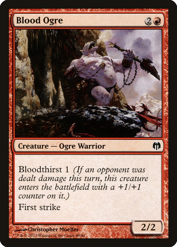 Blood Ogre [Duel Decks: Heroes vs. Monsters] | Mega City Incorporated