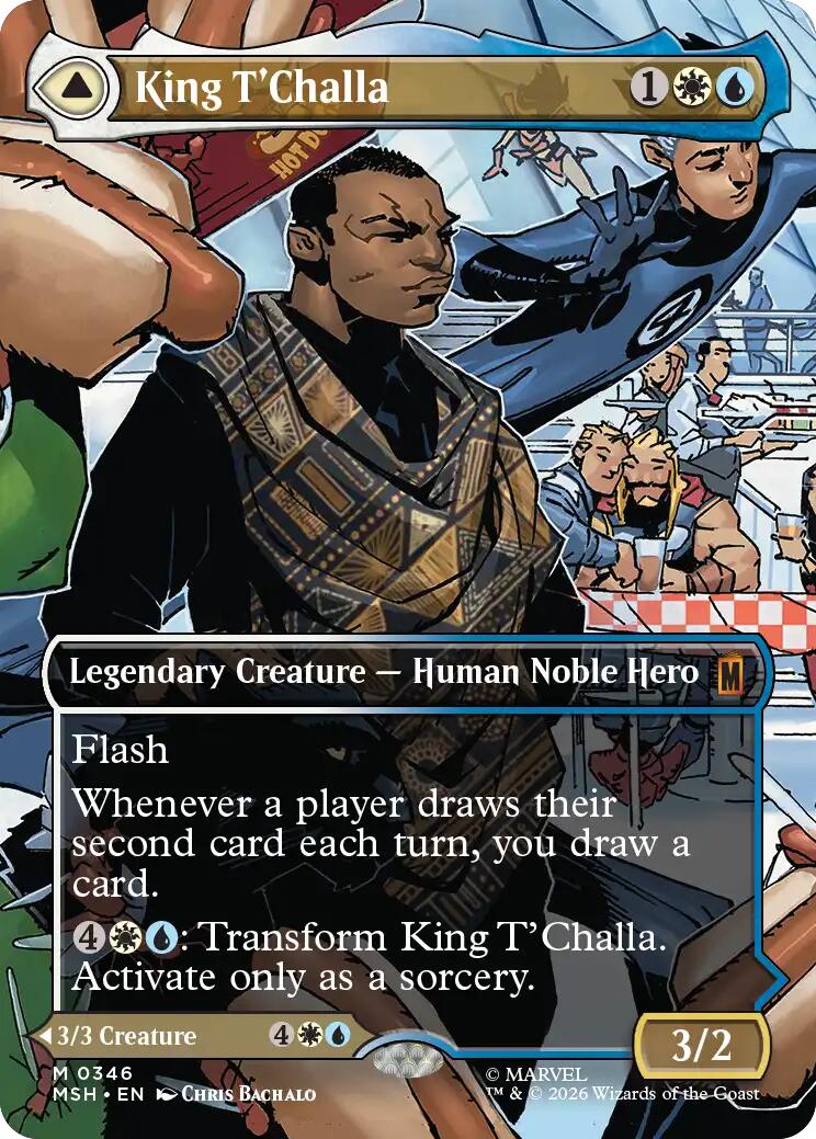 King T'Challa (Borderless) (0346) [Marvel Super Heroes] | Mega City Incorporated