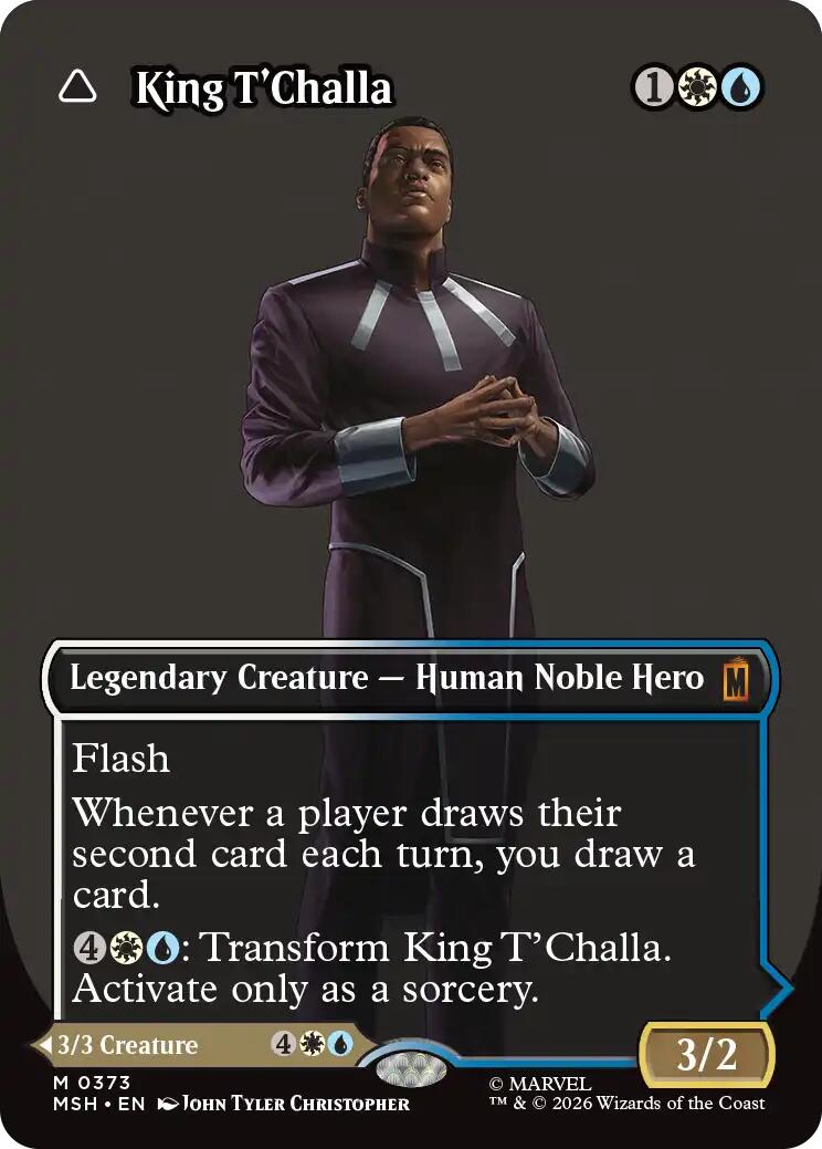 King T'Challa (Borderless) (0373) [Marvel Super Heroes] | Mega City Incorporated