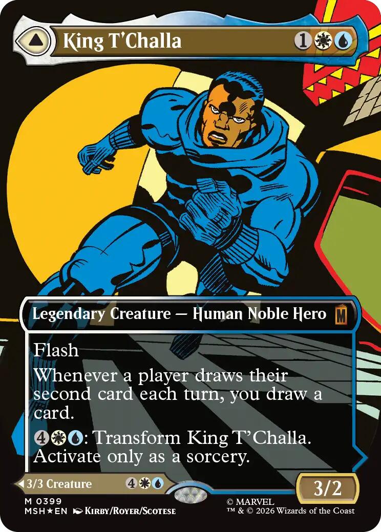King T'Challa (Borderless) (0399) [Marvel Super Heroes] | Mega City Incorporated