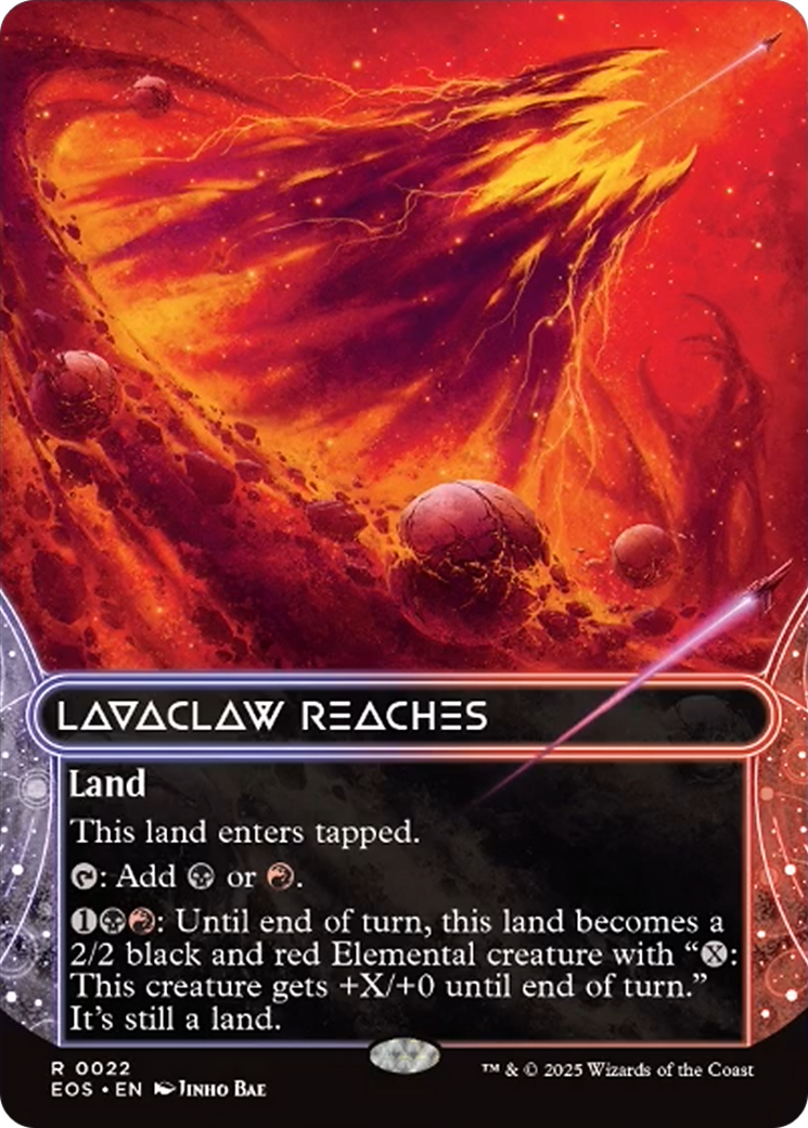 Lavaclaw Reaches (0022) (Borderless) [Edge of Eternities: Stellar Sights] | Mega City Incorporated
