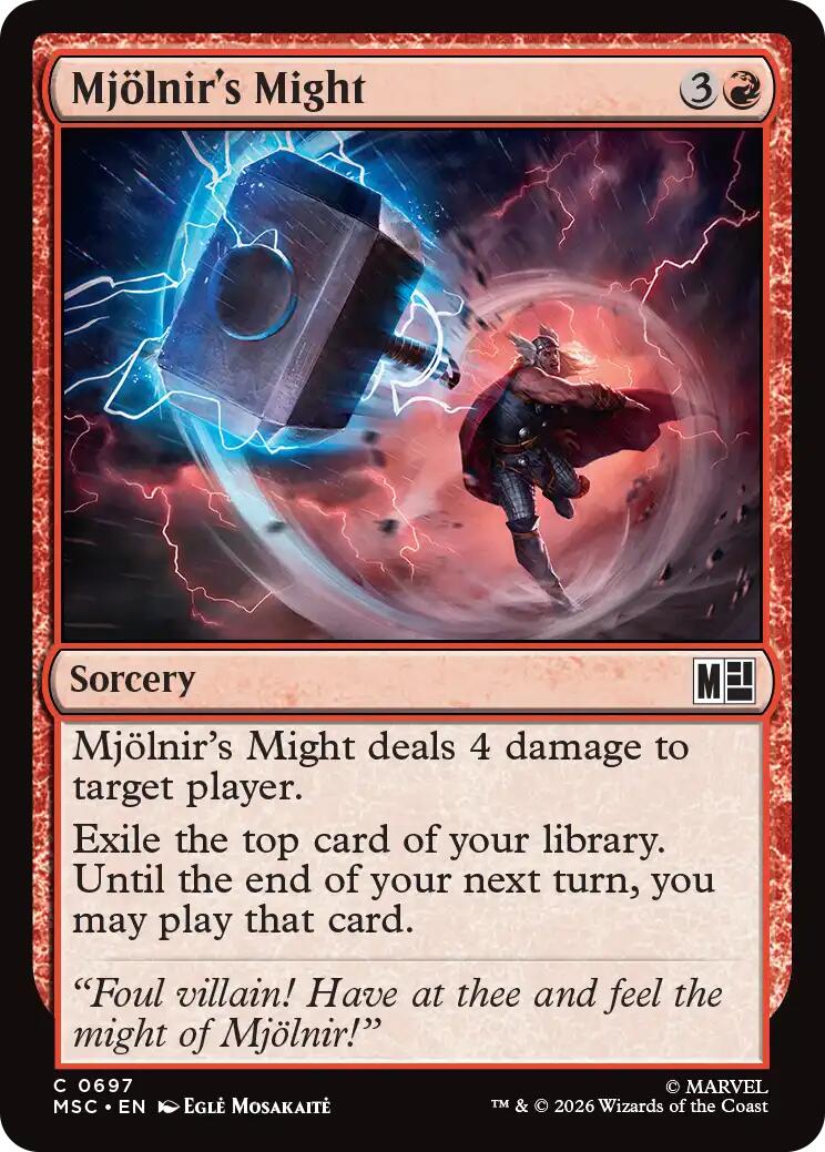 Mjollnir's Might [Marvel Super Heroes Commander] | Mega City Incorporated
