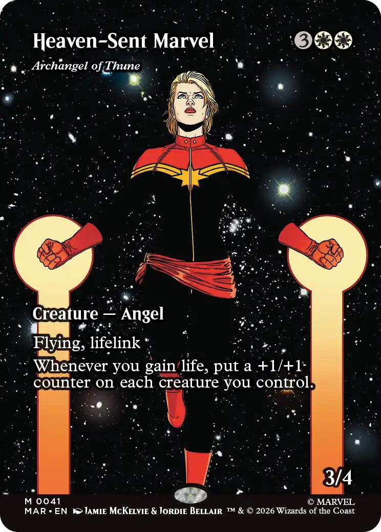 Heaven-Sent Marvel - Archangel of Thune (Borderless) [Marvel Universe: Eternal-Legal] | Mega City Incorporated