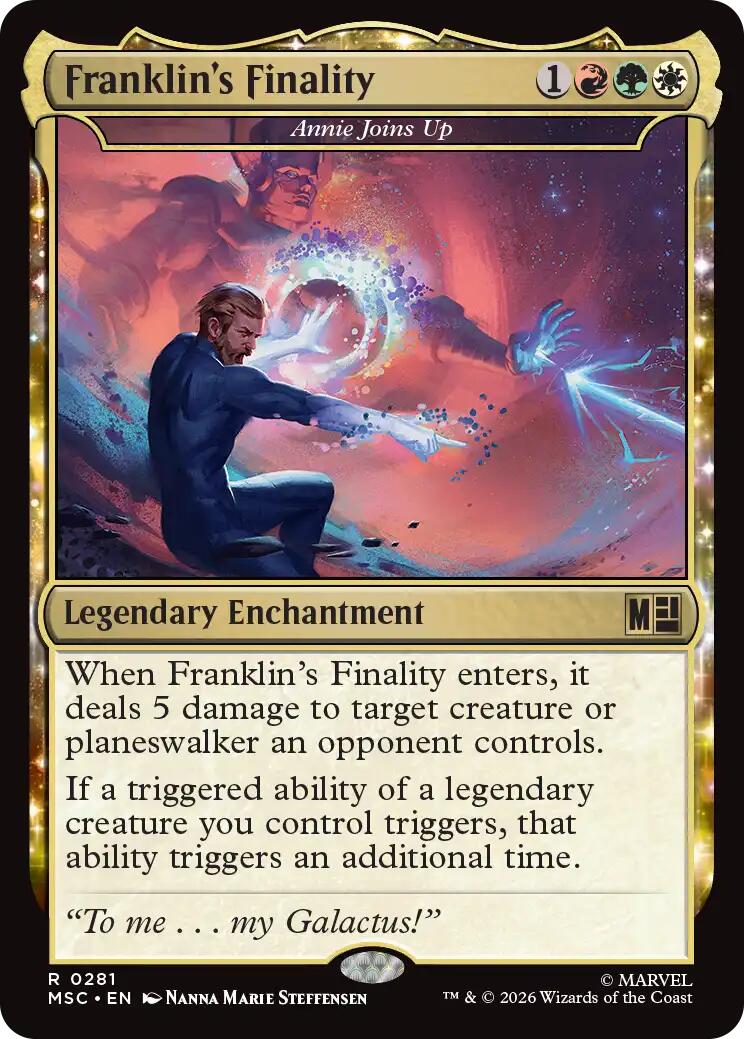 Franklin's Finality - Annie Joins Up (Surge Foil) [Marvel Super Heroes Commander] | Mega City Incorporated