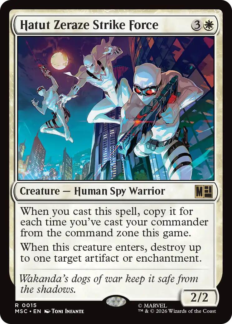 Hatut Zeraze Strike Force (Surge Foil) [Marvel Super Heroes Commander] | Mega City Incorporated