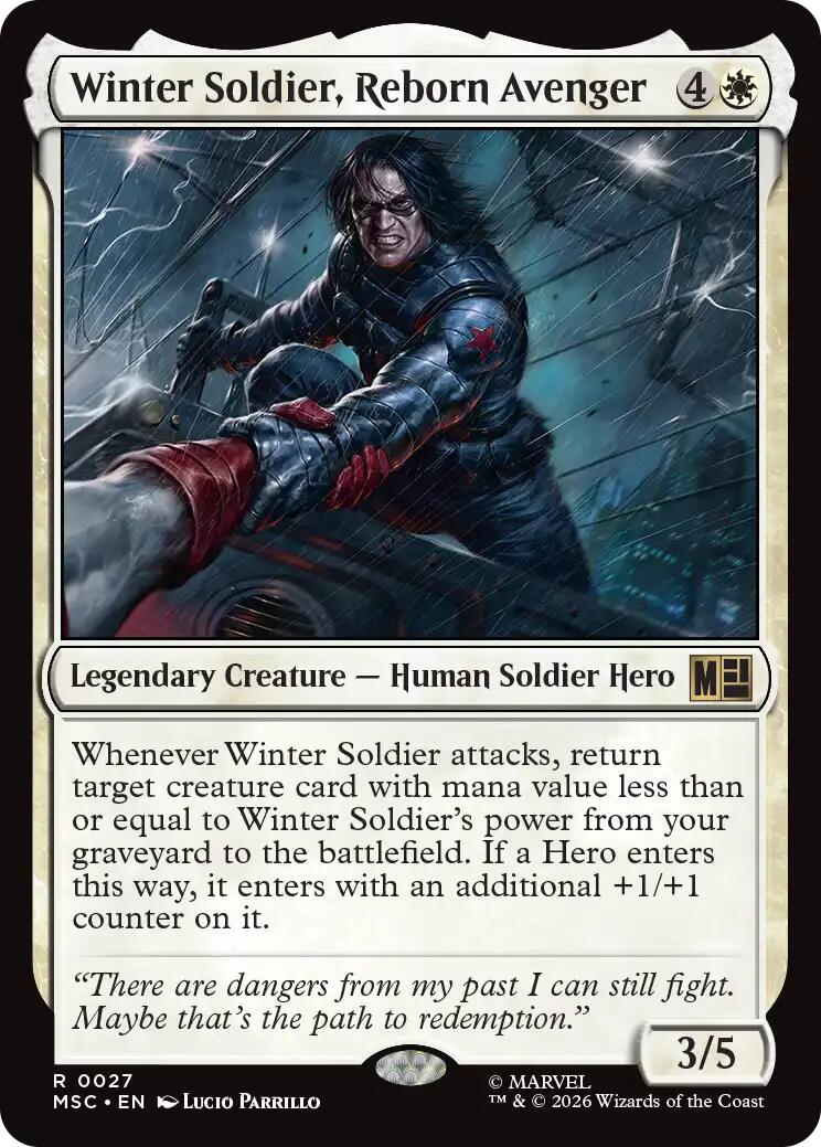 Winter Soldier, Reborn Avenger (Surge Foil) [Marvel Super Heroes Commander] | Mega City Incorporated