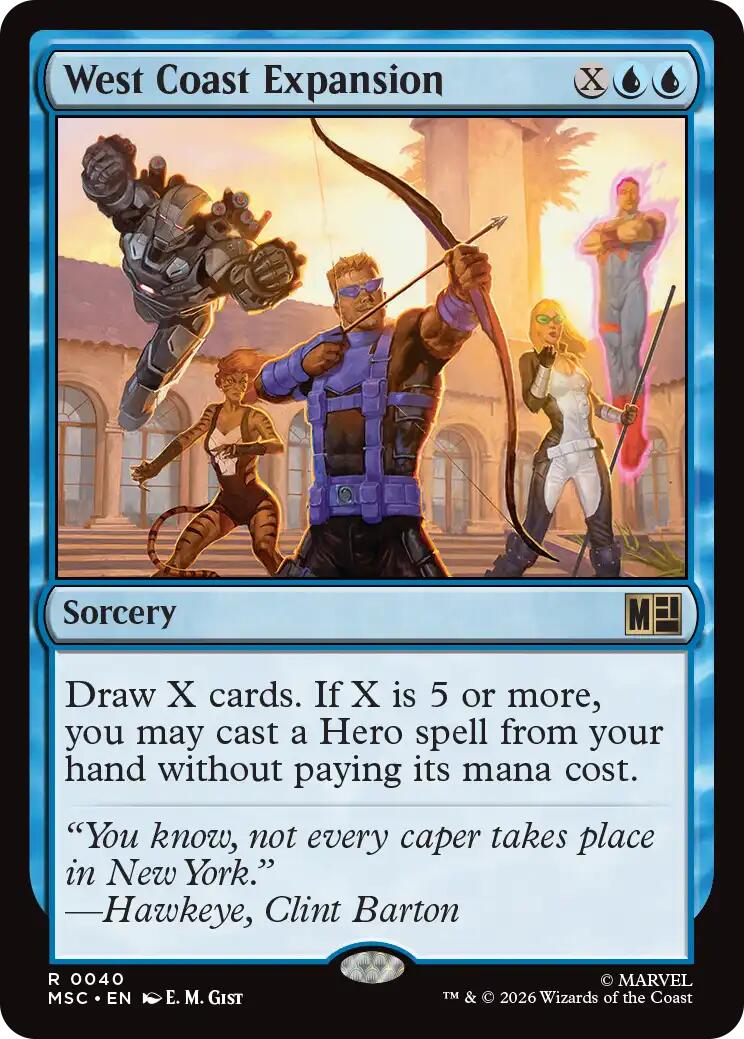 West Coast Expansion (Surge Foil) [Marvel Super Heroes Commander] | Mega City Incorporated